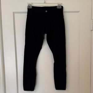 lululemon athletica Black Wunder Under Leggings (reversible)